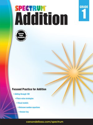 cover image of Addition, Grade 1